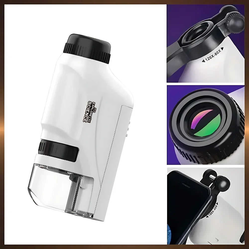 Zoobix Mini Microscope – Le Labo de Poche pour Petits Scientifiques